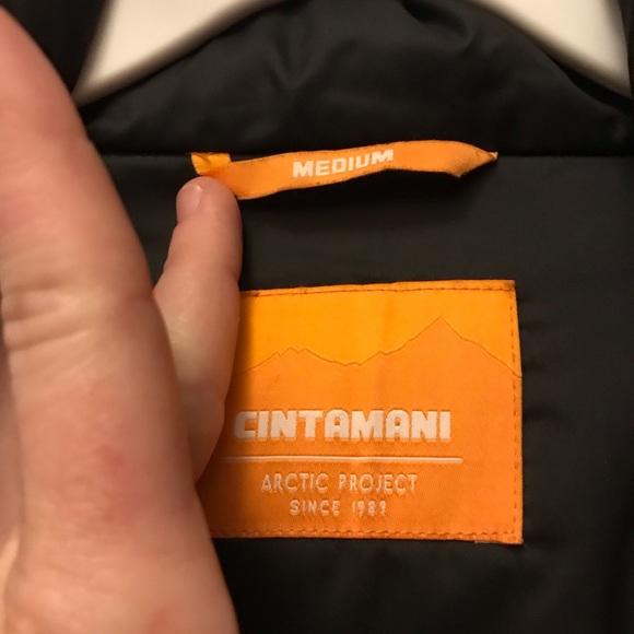 Cintamani white camo zip up hooded winter jacket medium - Picture 11 of 11